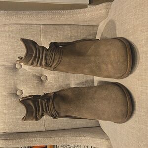 Jessica Simpson Sesley Suede Ankle Boots Size 10